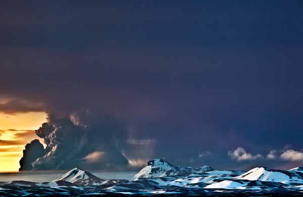 Grimsvotn volcano. 2011 eruption.